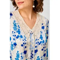 Блузка Svetlana Style 2304 голубой принт