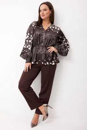 Блузка Begimoda 4146 шоколад