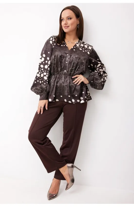 Блузка Begimoda 4146 шоколад