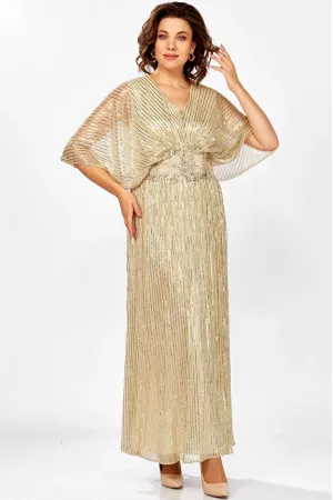 Платье Mira Fashion 5616 золото