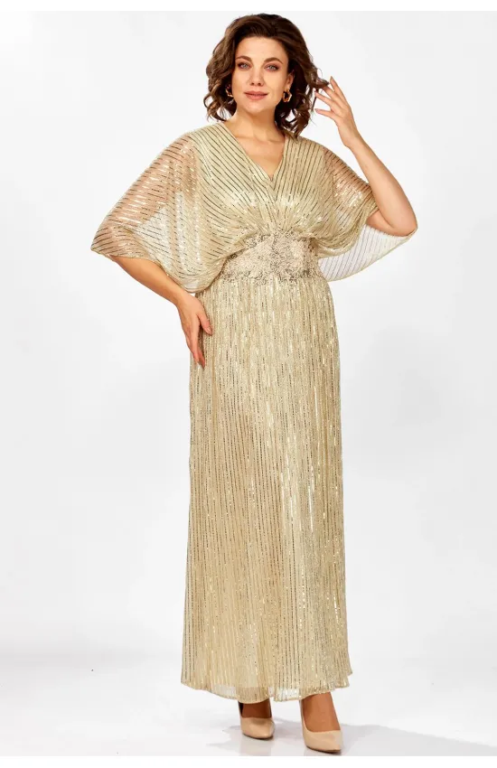 Платье Mira Fashion 5616 золото