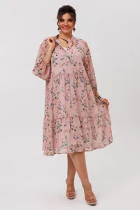 Платье Anelli 1657 пудровый сад