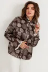 Блузка Begimoda 4140 шоколад Блузка Begimoda 4140 шоколад