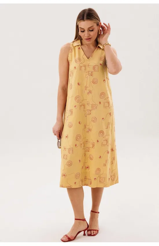 Платье Fantazia Mod 5214-1 желтый