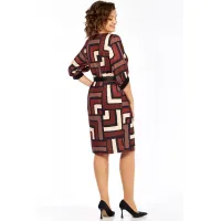 Платье Элль-Стиль А-526 мультиколор