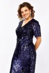 Платье Mira Fashion 5630 темно-синий