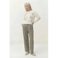 Кофта Lokka 1818 белый/ручная вышивка