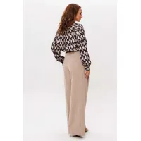 Блузка Mislana 1257 бежевый Блузка Mislana 1257 бежевый