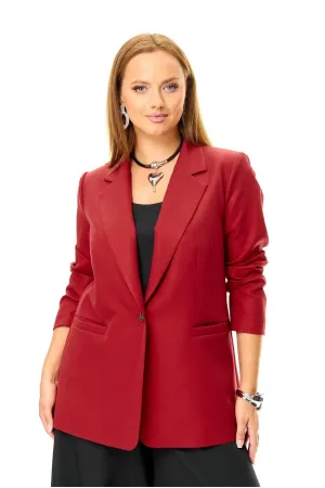 Пиджак T&n 7697 бордо блеск