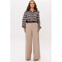 Блузка Mislana 1257 бежевый Блузка Mislana 1257 бежевый