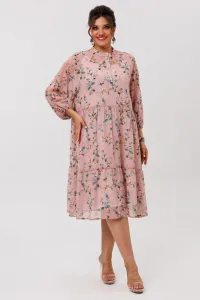 Платье Anelli 1657 пудровый сад