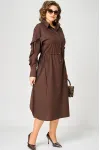 Платье Eva Grant 7223 шоколад