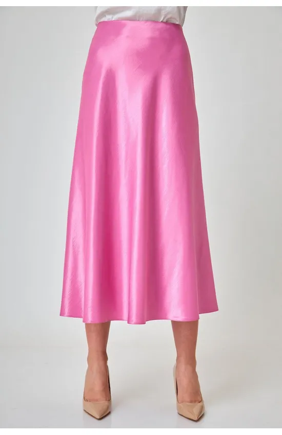 Юбка Anelli 1291 розовый перламутр