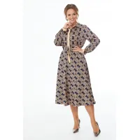 Платье Condra Deluxe 2402 синий-золотой Платье Condra Deluxe 2402 синий-золотой