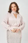 Блузка Ольга Стиль С961 пудра Блузка Ольга Стиль С961 пудра