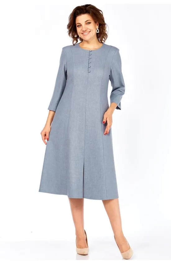 Платье Lady Style Classic 3129 Синие тона