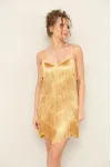 Платье Pur Pur 11-237/2 Золотой Платье Pur Pur 11-237/2 Золотой
