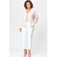 Кофта Swallow 695 пастельный бежевый в принт