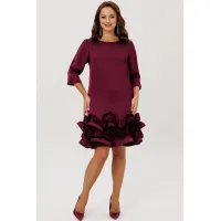 Платье Мублиз 291 бордо