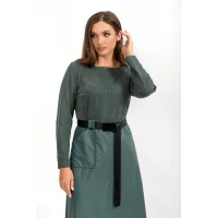 Платье Angelina 812 серо-бирюзовый