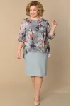 Платье Lady Style Classic 1343/7 Оливковый