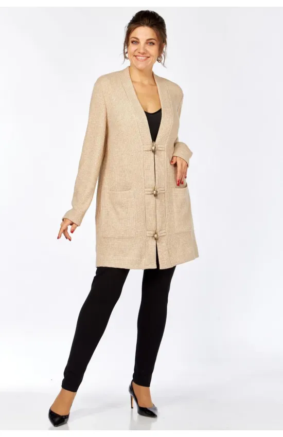 Кардиганы Avenue 0322-4 пшеничный