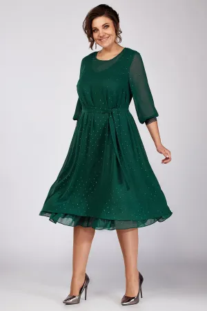 Платье Algranda 3814-B изумрудный