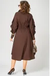Платье Eva Grant 7223 шоколад