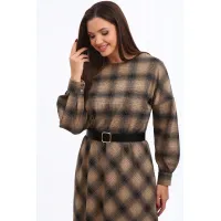 Платье Axxa 55226 коричневый Платье Axxa 55226 коричневый