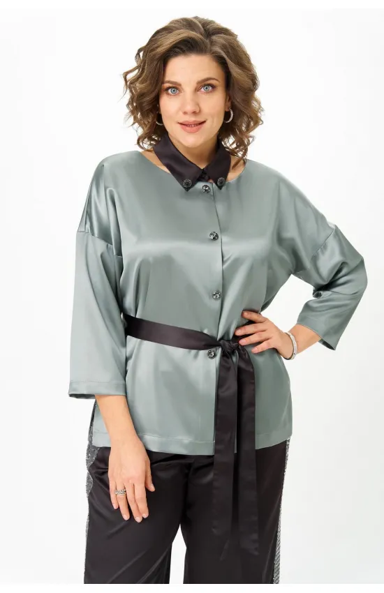 Блузка Andina City 5047 серый