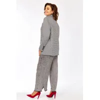 Пиджак Rishelie 1014 чёрный+белый