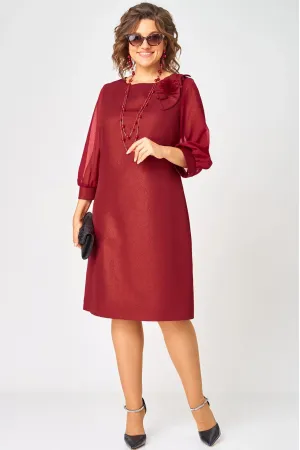 Платье Eva Grant 7310D красный