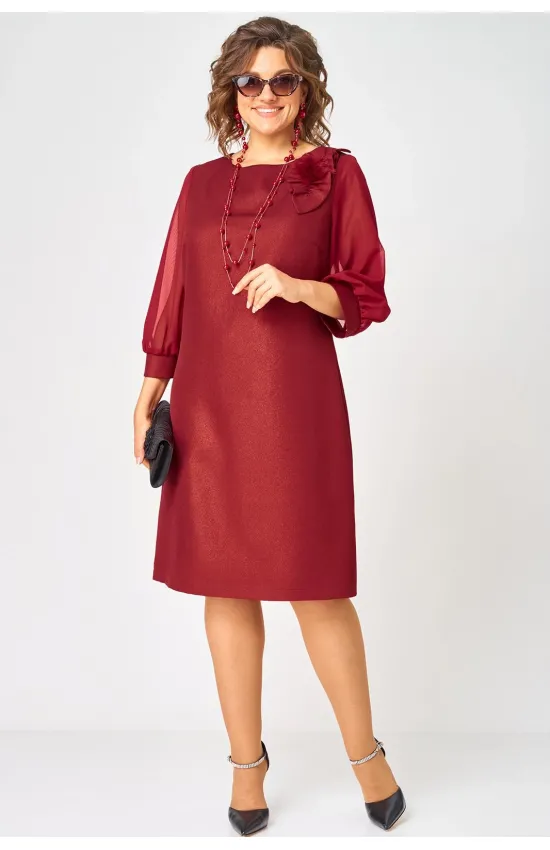 Платье Eva Grant 7310D красный