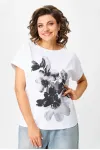 Блузка Rumoda 2259 черно-белый