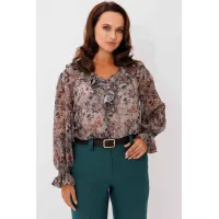 Блузка Mislana 1192 хаки