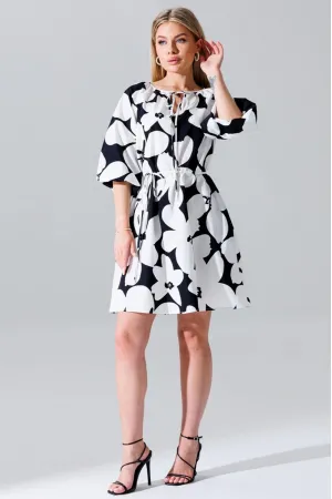 Платье Faufilure C1637 черно-белый