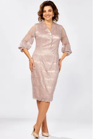 Платье Mira Fashion 5572-2 пудра