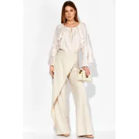 Брюки Laikony L-024 топленое молоко