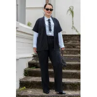 Брюки Adarin А-54 черный/полоска