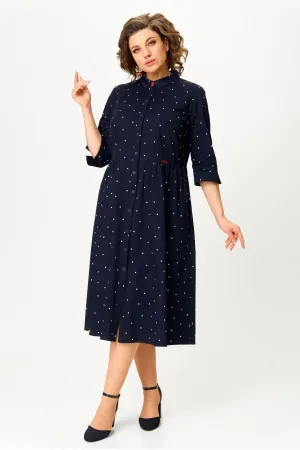 Платье Белэльстиль 811-233 темно-синий