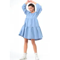 Платье Talia Fashion 368 голубой