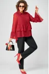 Блузка Eva Grant 7221 красный