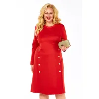 Платье Элль-Стиль 2443/1 красный