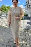 Платье Vittoria Queen 23273 бежевый Платье Vittoria Queen 23273 бежевый