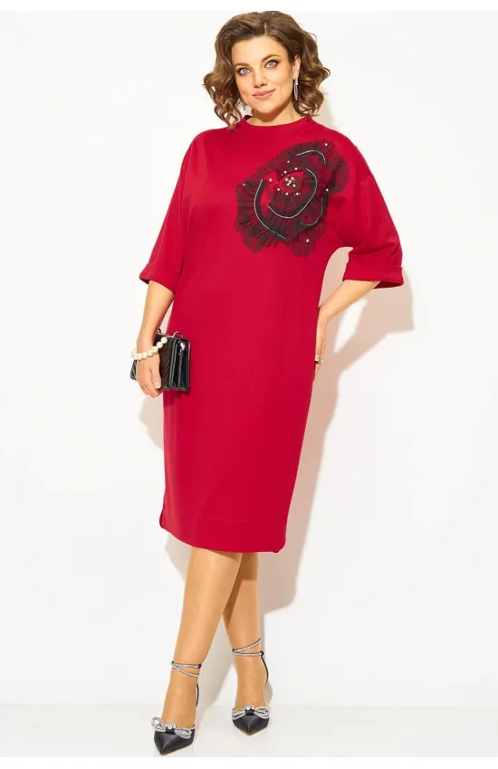 Платье Лилиана 1464 алый