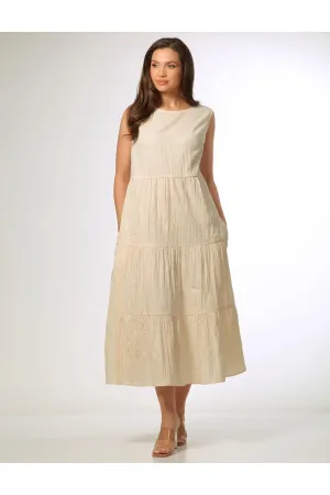 Платье Your Size 2280/164 Сливочно-кремовый
