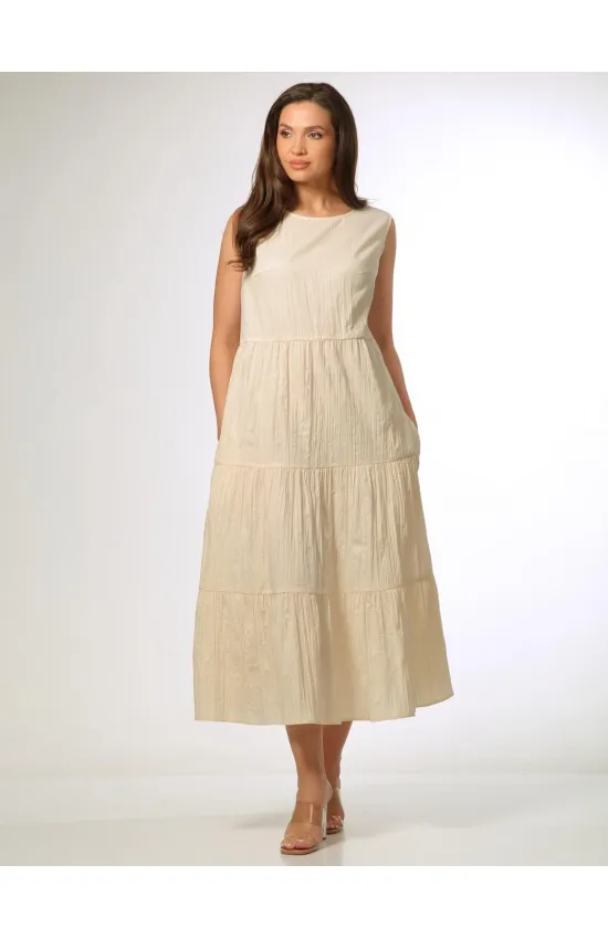 Платье Your Size 2280/164 Сливочно-кремовый