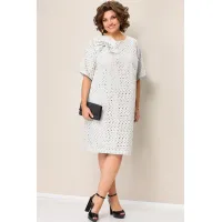 Платье Volna 1354 молочно-белый