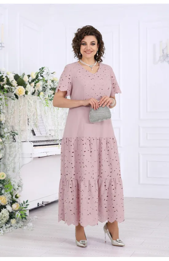 Платье Ninele 7531 Пудра