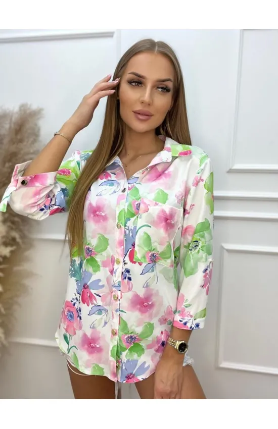 Блузка Nika.pl M&M-12 светло-зеленый